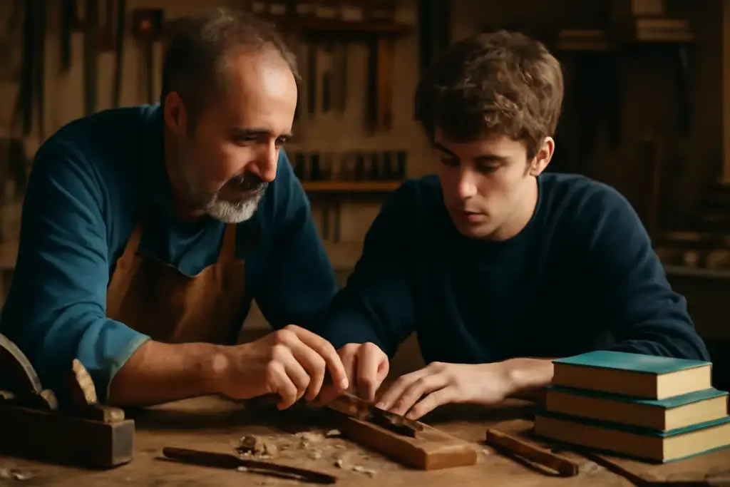 Diventare apprendista in un mestiere antico: perché la pratica conta più dei voti scolastici