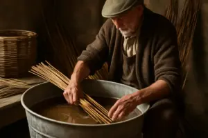Antiche tecniche di lavorazione del vimini: evitarne la rottura seguendo le fasi di ammollo corrette