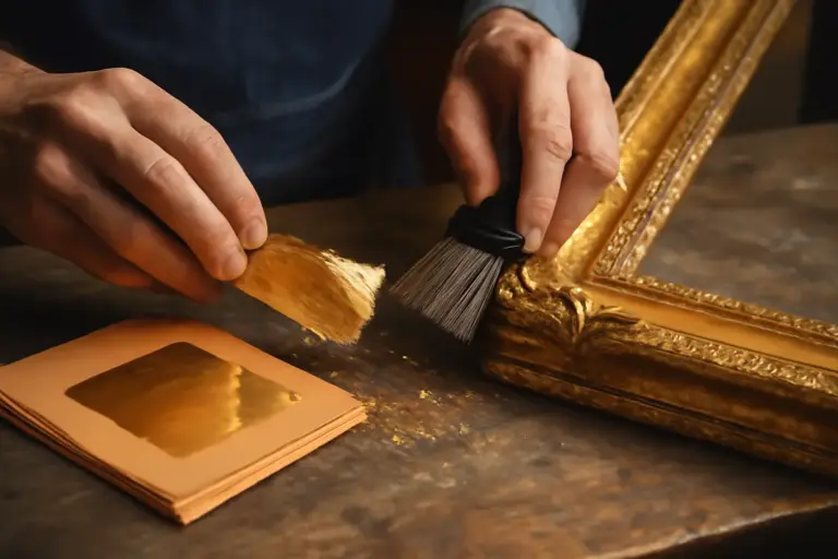 Quando si usa la foglia d’oro vera? Benefici di una doratura autentica che dura negli anni