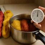 Qual è il modo giusto per fissare i colori nelle lane tinte a mano? Il tempo di posa che fa la differenza