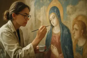 Restauro di affreschi tradizionali: la prassi che previene danni irreversibili al pigmento